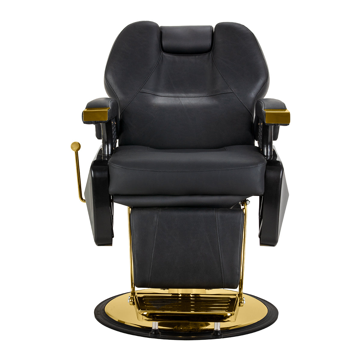 Hair System New York barber chair black gold - BVShop