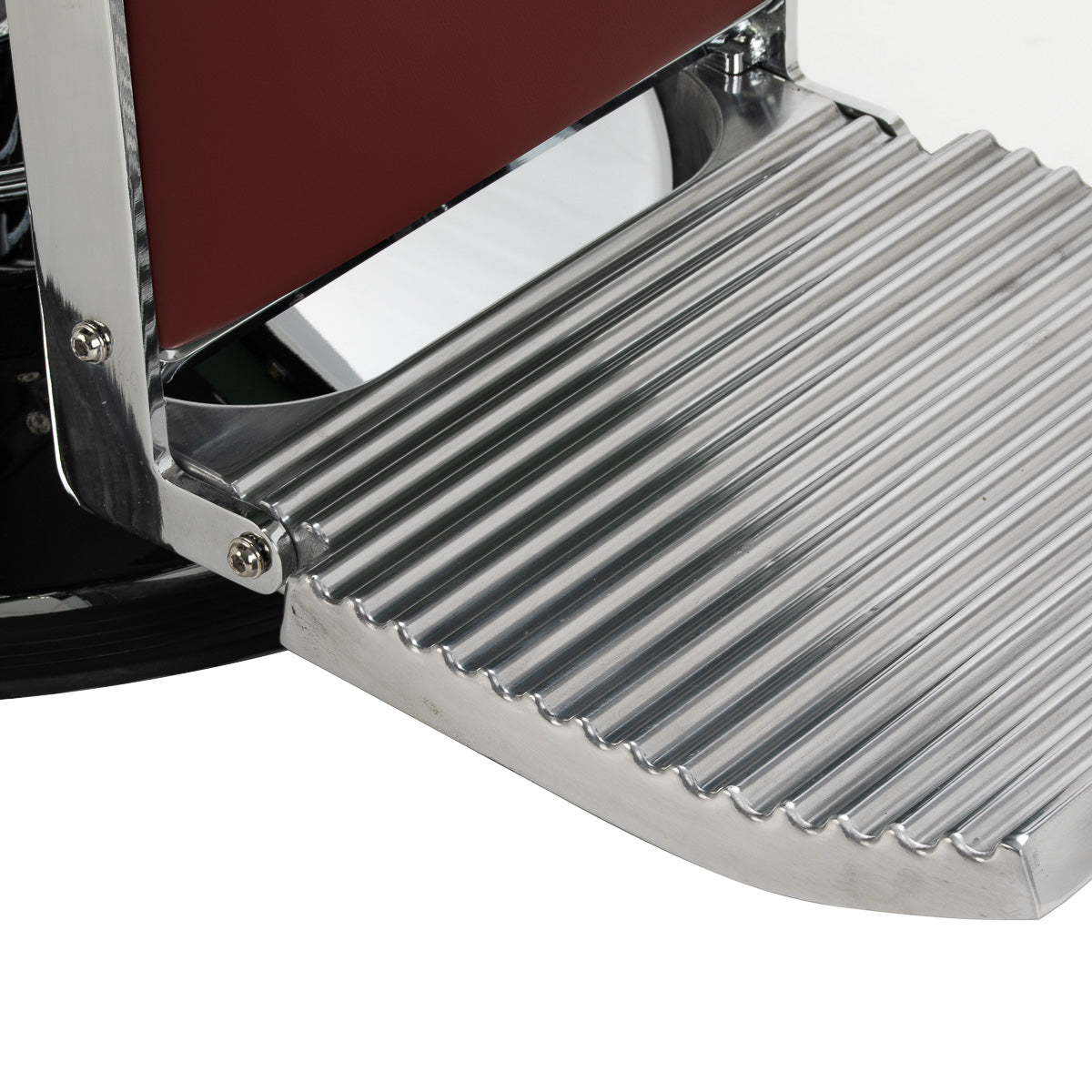 Gabbiano Visionerio barber chair red chrome frame - BVShop