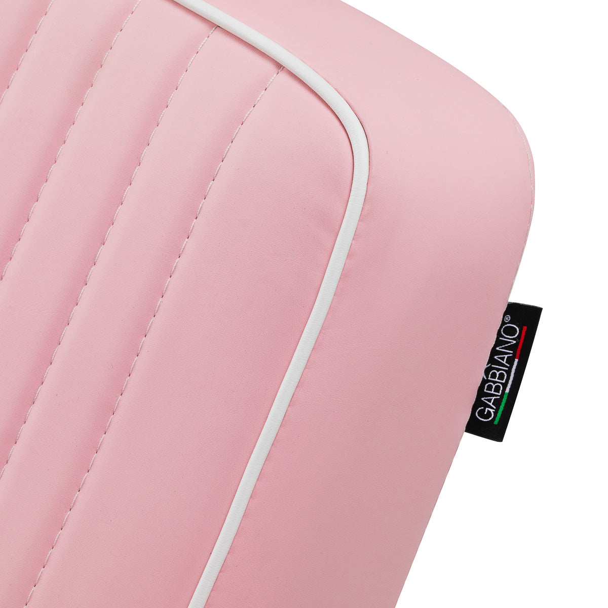 Gabbiano Visionerio barber chair pink chrome frame - BVShop