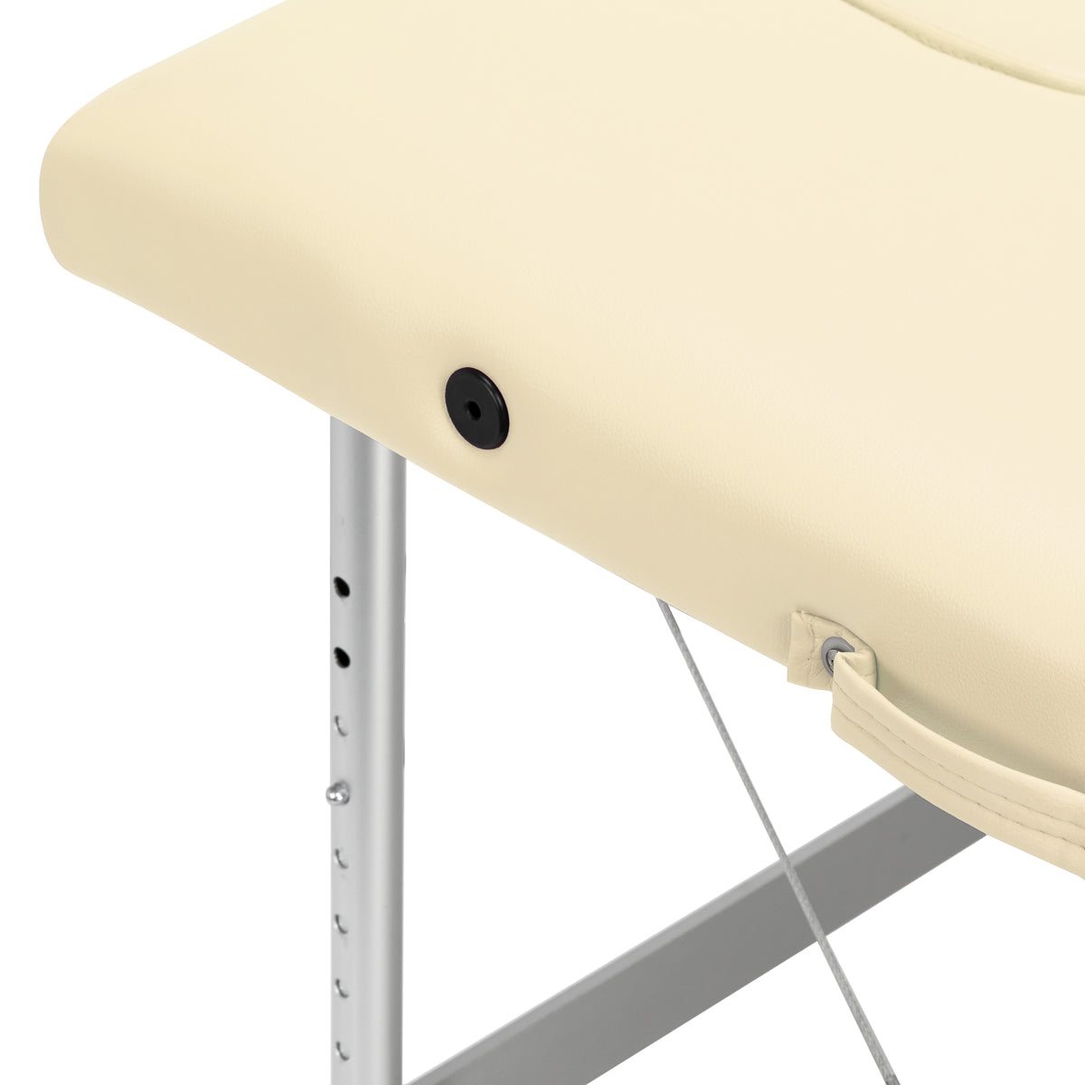 BALANCE aluminium folding massage table 2 segment cream - BVShop