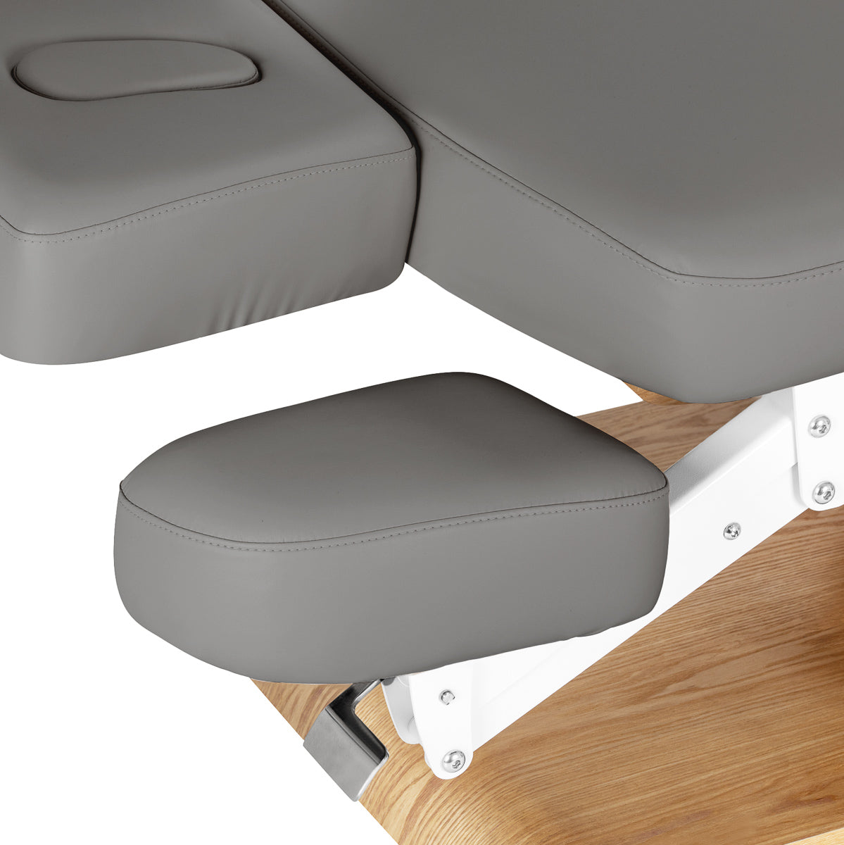 Sillon Relax · szary · detal pokrowca zagłówka