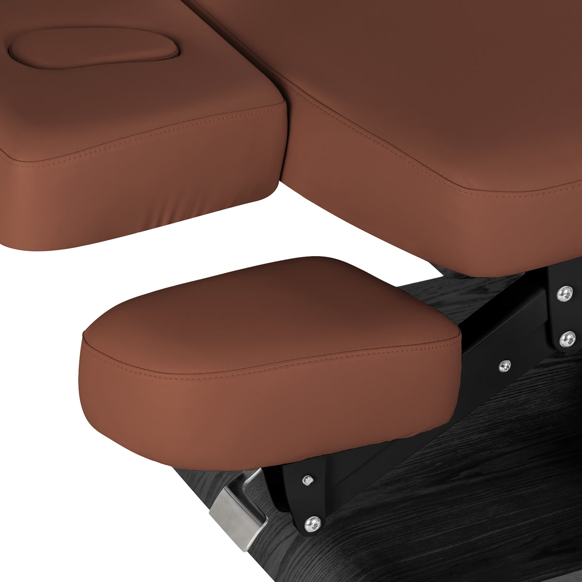Sillon Relax · brązowy / czarna · półka pod ramiona i zagłówek