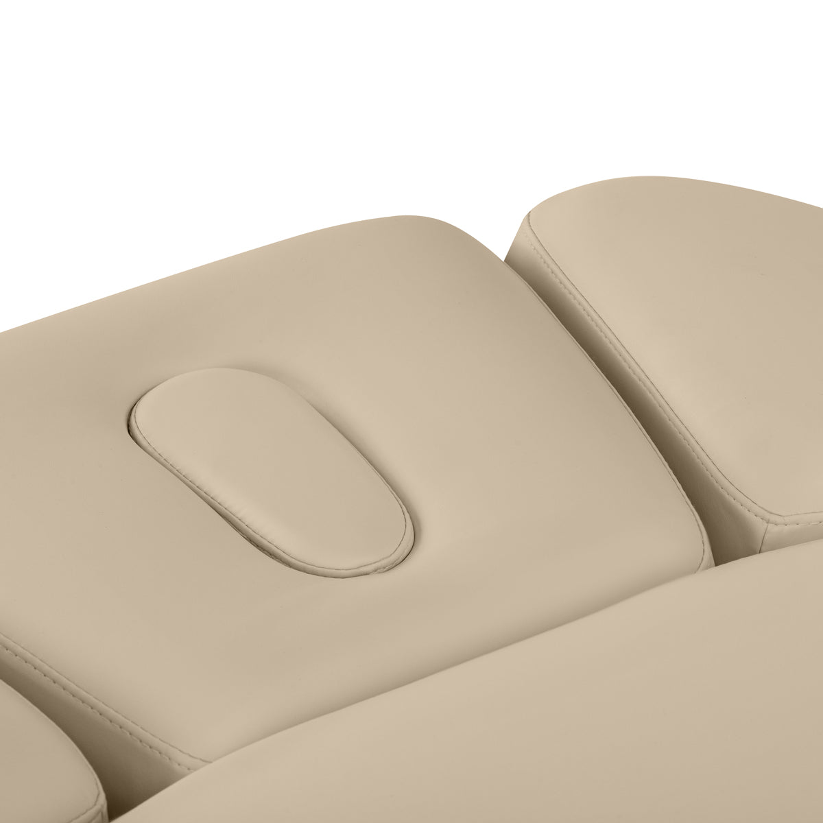 Sillon Relax · beżowy / jasnobrązowa · zagłówek i otwór na twarz