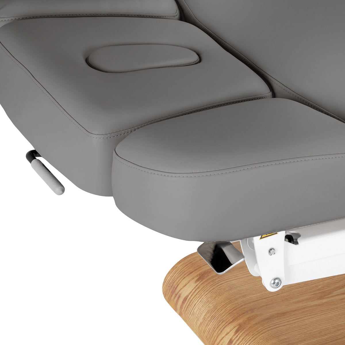 Sillon Relax · szary / jasnobrązowa · zagłówek i otwór na twarz