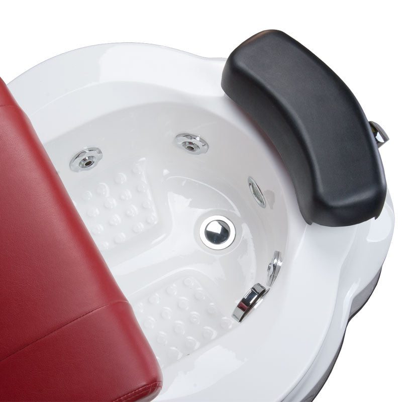 Pedicure chair with massage BR-3820D Burgundy - BVShop