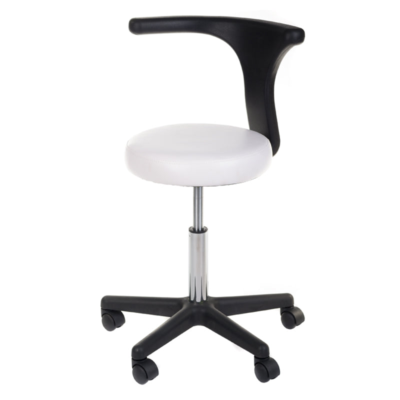Medical Stool + Armrest NG-CH049 White - BVShop