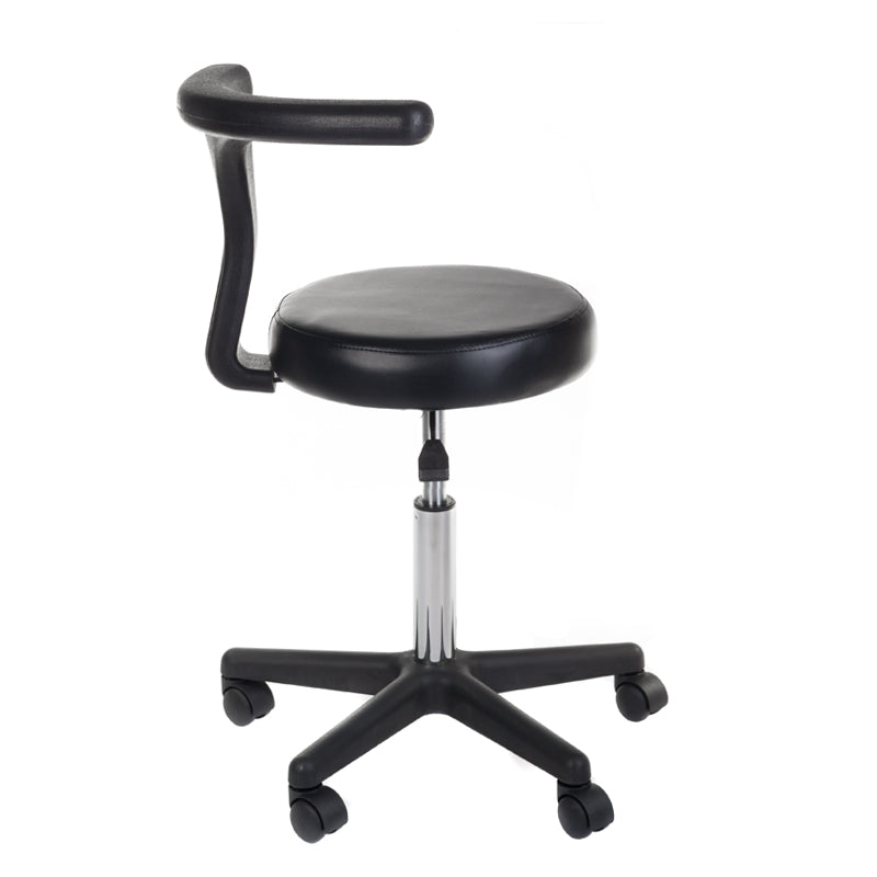 Medical Stool + Armrest NG-CH049 black - BVShop