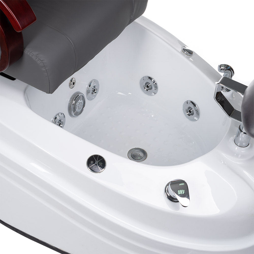 Pedicure chair with massage BR-2307 Gray - BVShop