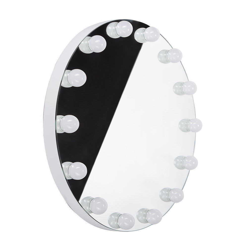 LED Illuminated Mirror HOLLYWOOD oval 80cm WA-80Z - BVShop