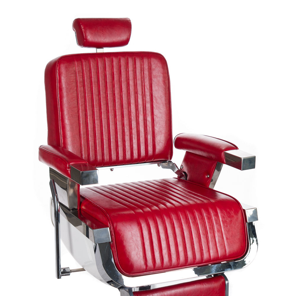 Barber chair LUMBER BH-31823 Red - BVShop