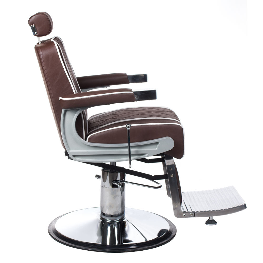 ODYS BH-31825M Barber Chair Matte Brown - BVShop