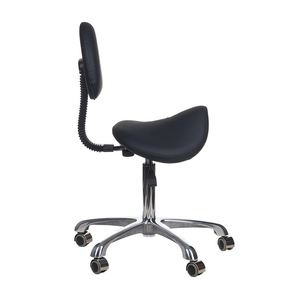 4-Taboret kosmetyczny BY-8373 czarny-4