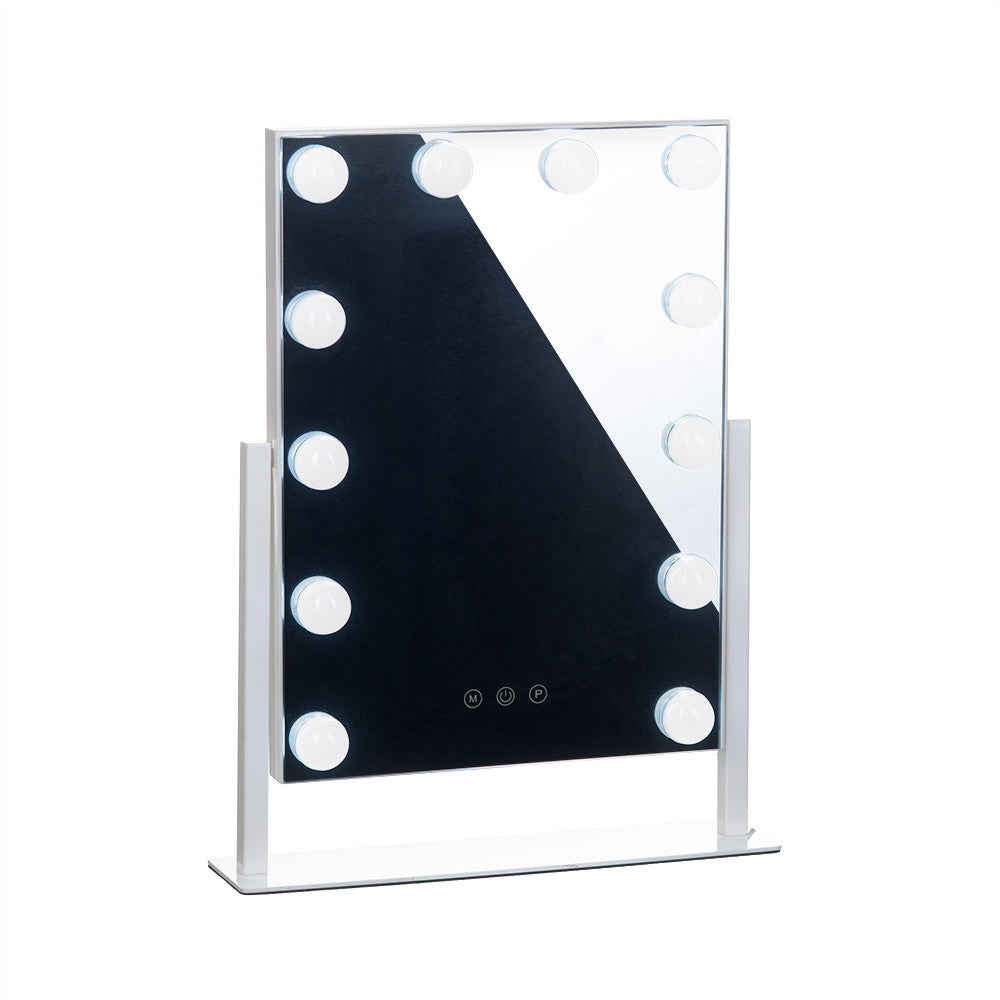 LED Hollywood 1012-Z illuminated mirror by Beauty System with bright LED lighting and sleek mirror surface for makeup or dressing.