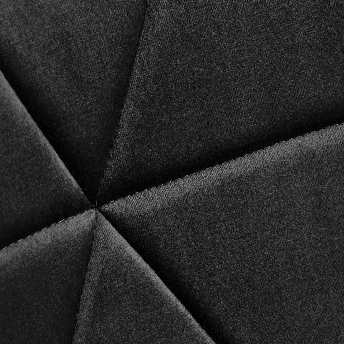 4Rico Cosmetic chair QS-186 black velvet - BVShop