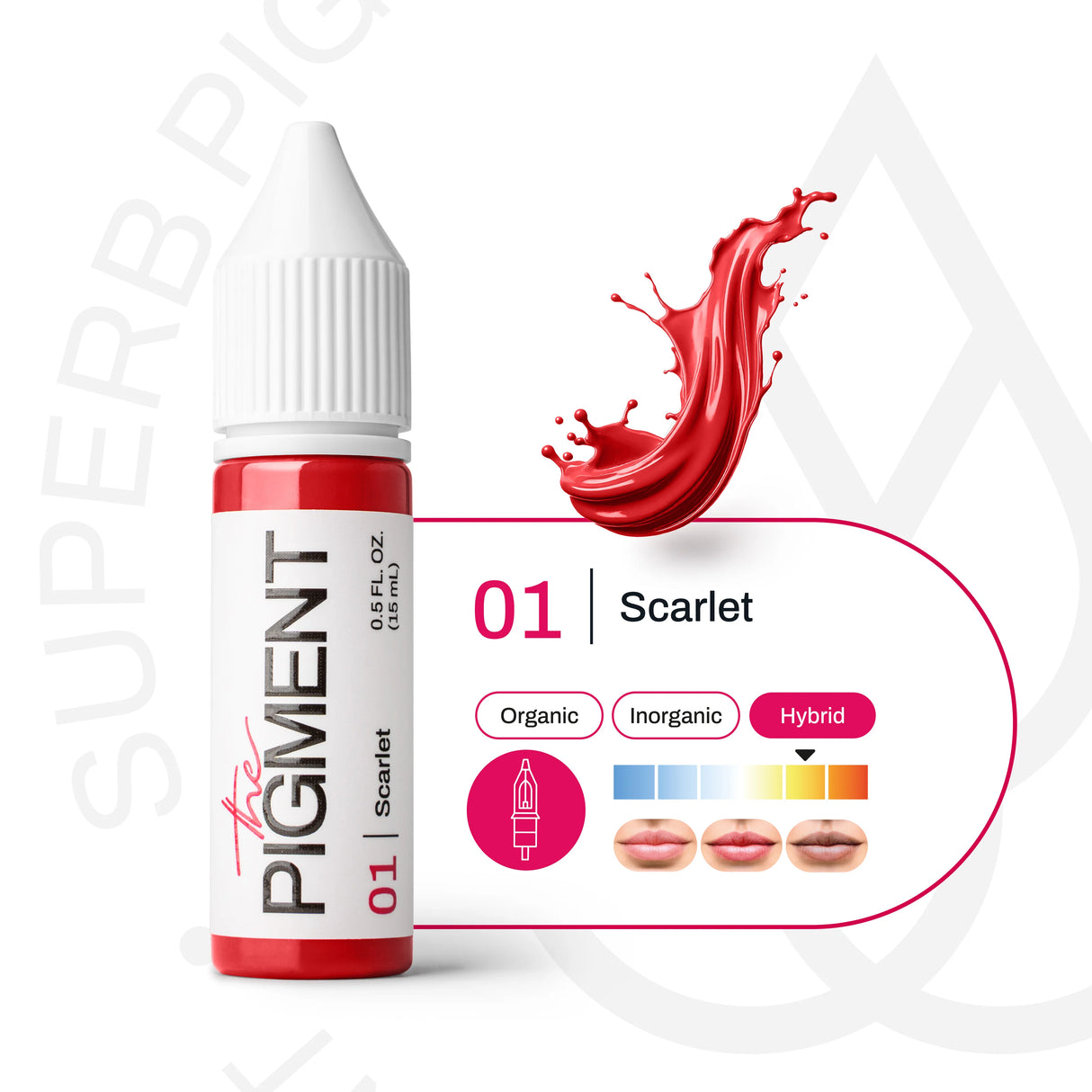 The Pigment 01 Scarlet Pigment (15ml) - BVShop