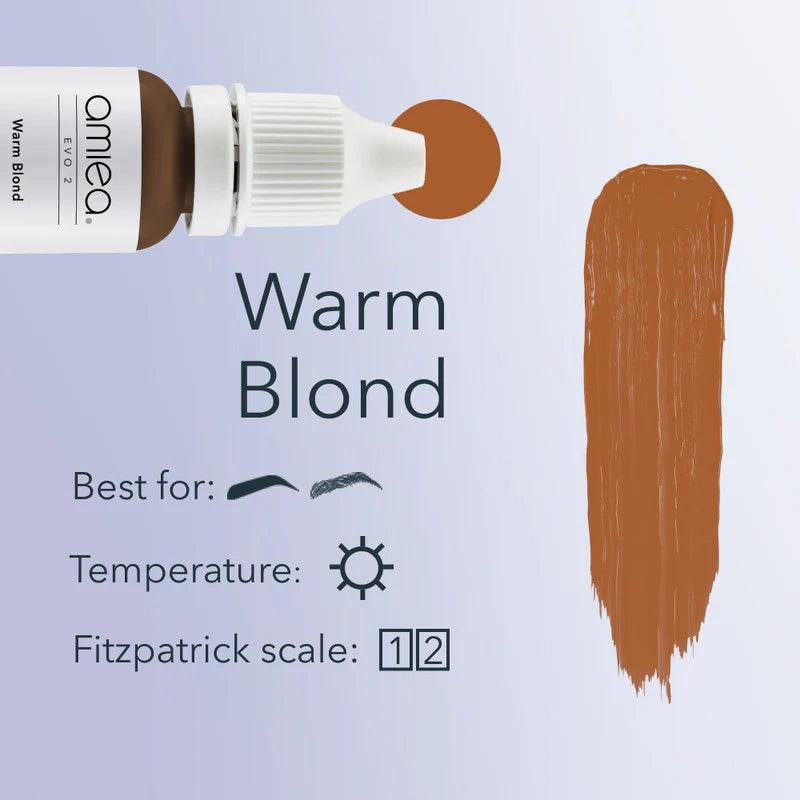 Amiea EVO2 Warm Blond Pigments 10ml - BVShop