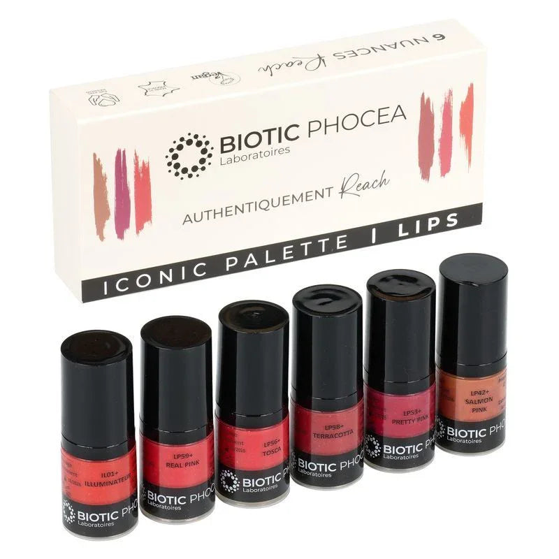 Biotic Phocea Airless Line ICONIC Lips Palette Set 6x5ml - BVShop
