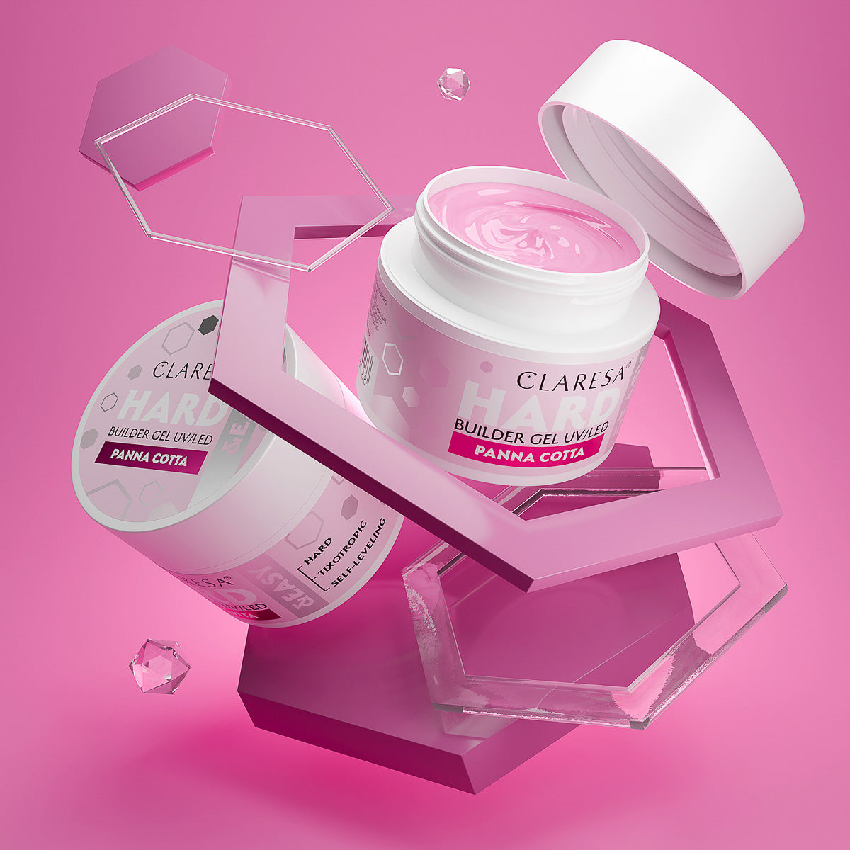 CLARESA HARD&EASY BUILDER GEL PANNA COTTA 45g - BVShop