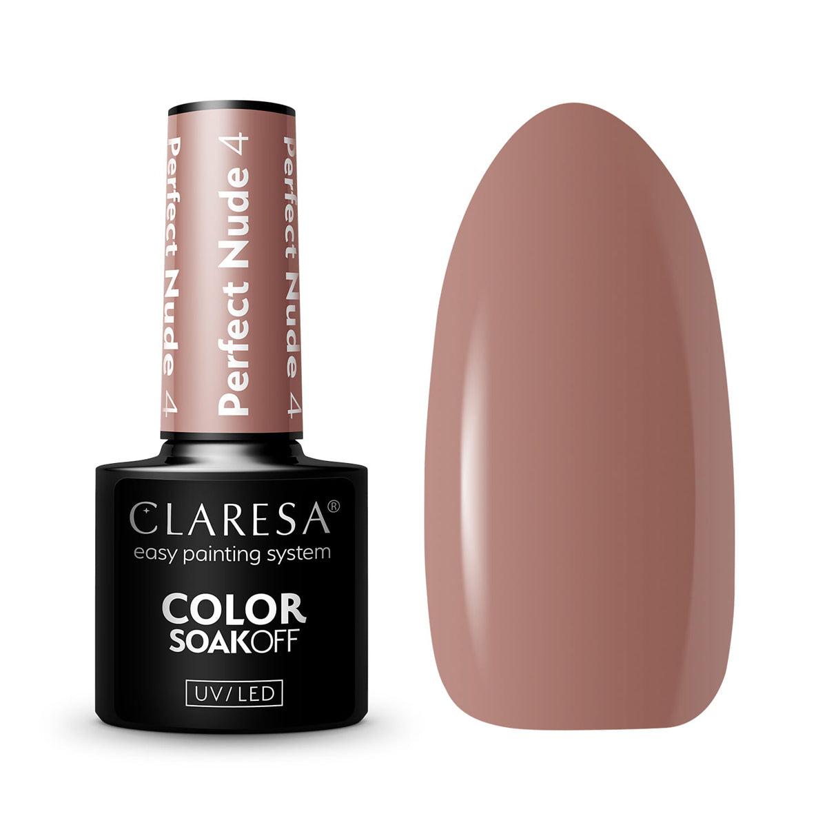 CLARESA Hybrid nail polish PERFECT NUDE 4 -5g - BVShop