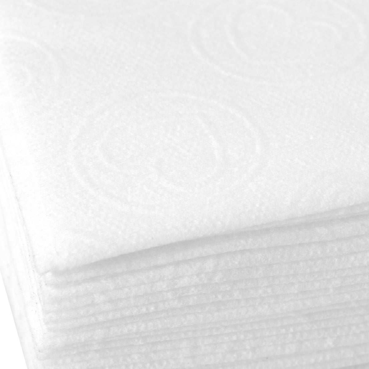 Disposable treatment scarves 20 pcs. 70×40 cm white hearts - BVShop
