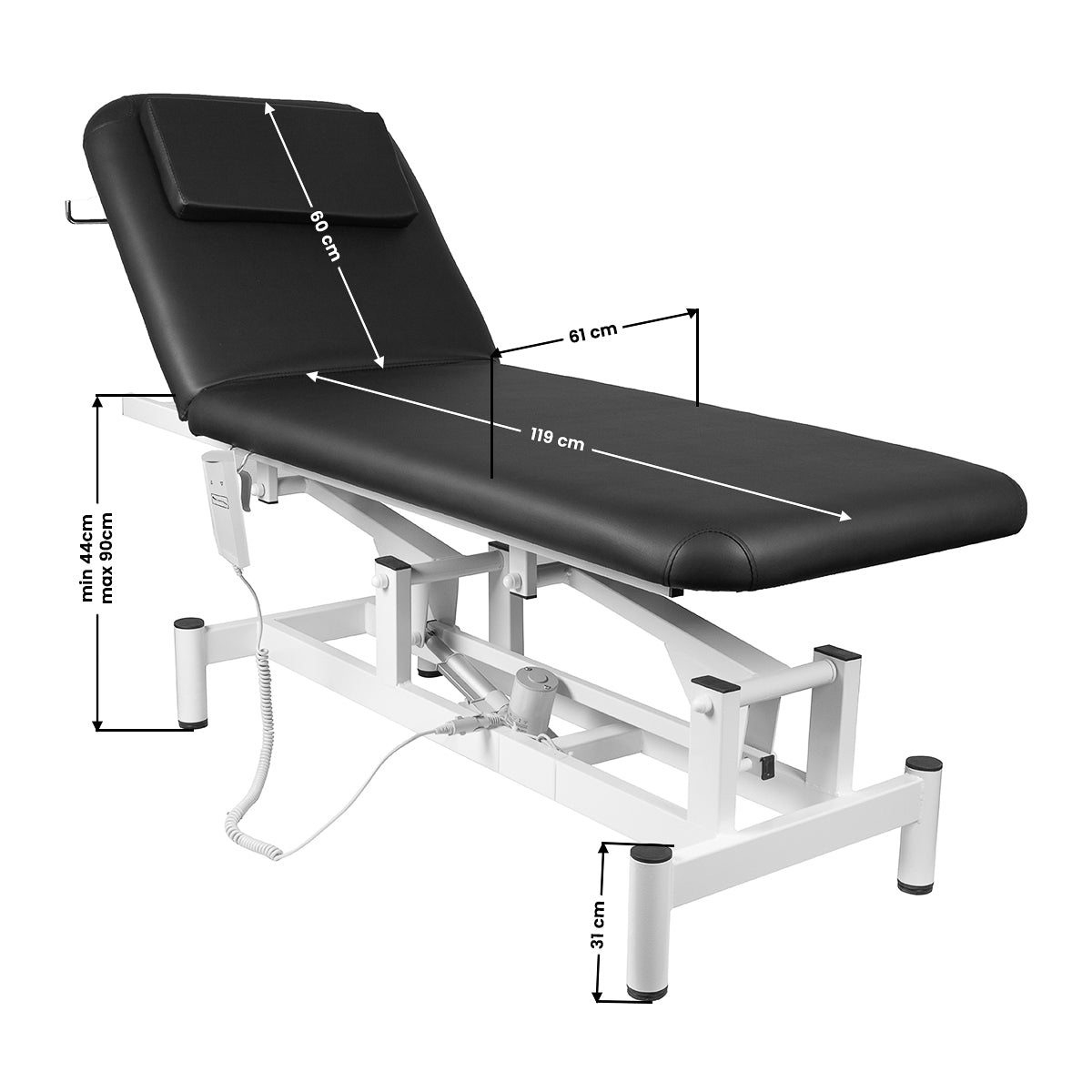 Electric bed massage 079 1 intens. black - BVShop