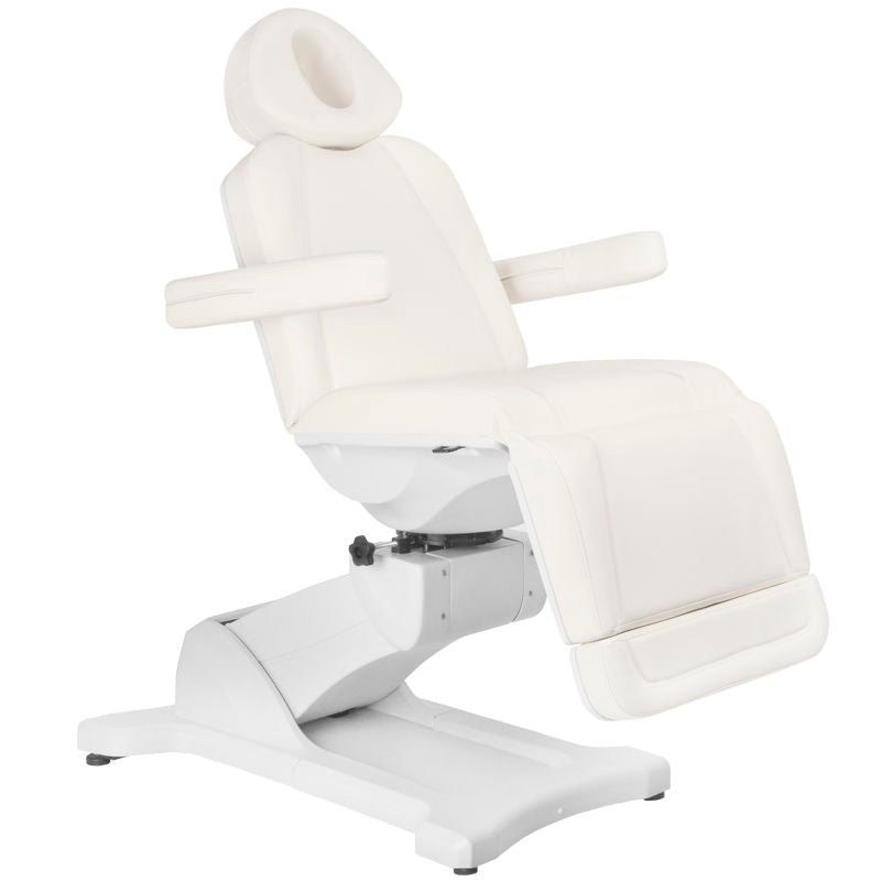 Electric cosmetic chair azzurro 869a rotary 4 engine white - BVShop