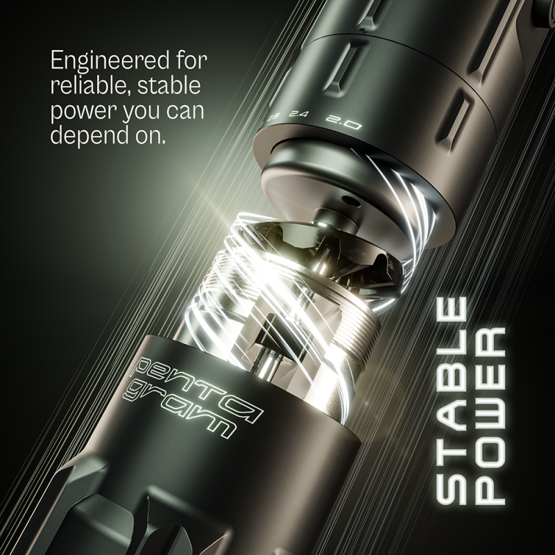 Maszyna do tatuażu bezprzewodowa Equaliser Pentagram