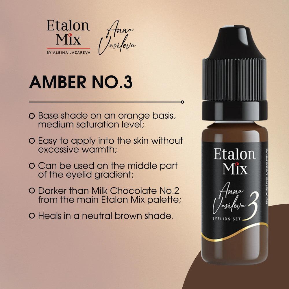 Etalon Mix Eyelids No3 Amber Pigment 5ml/10ml - BVShop