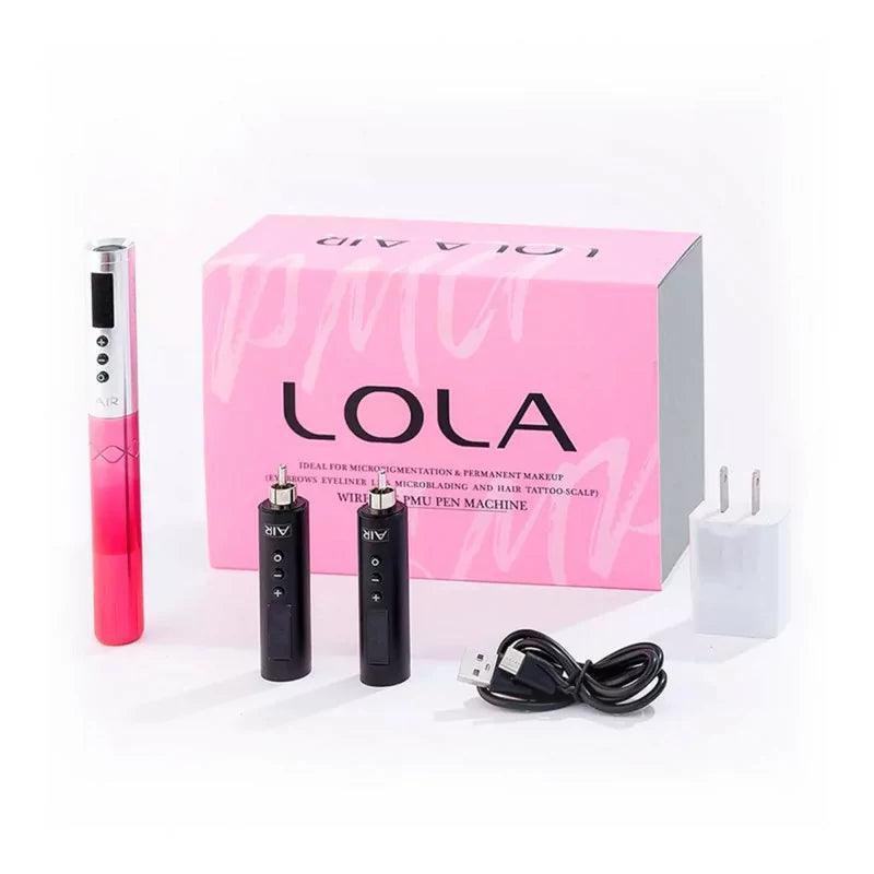 EZ Lola Air Wireless Tattoo And PMU Pen Black Power - Purple Gradient - BVShop