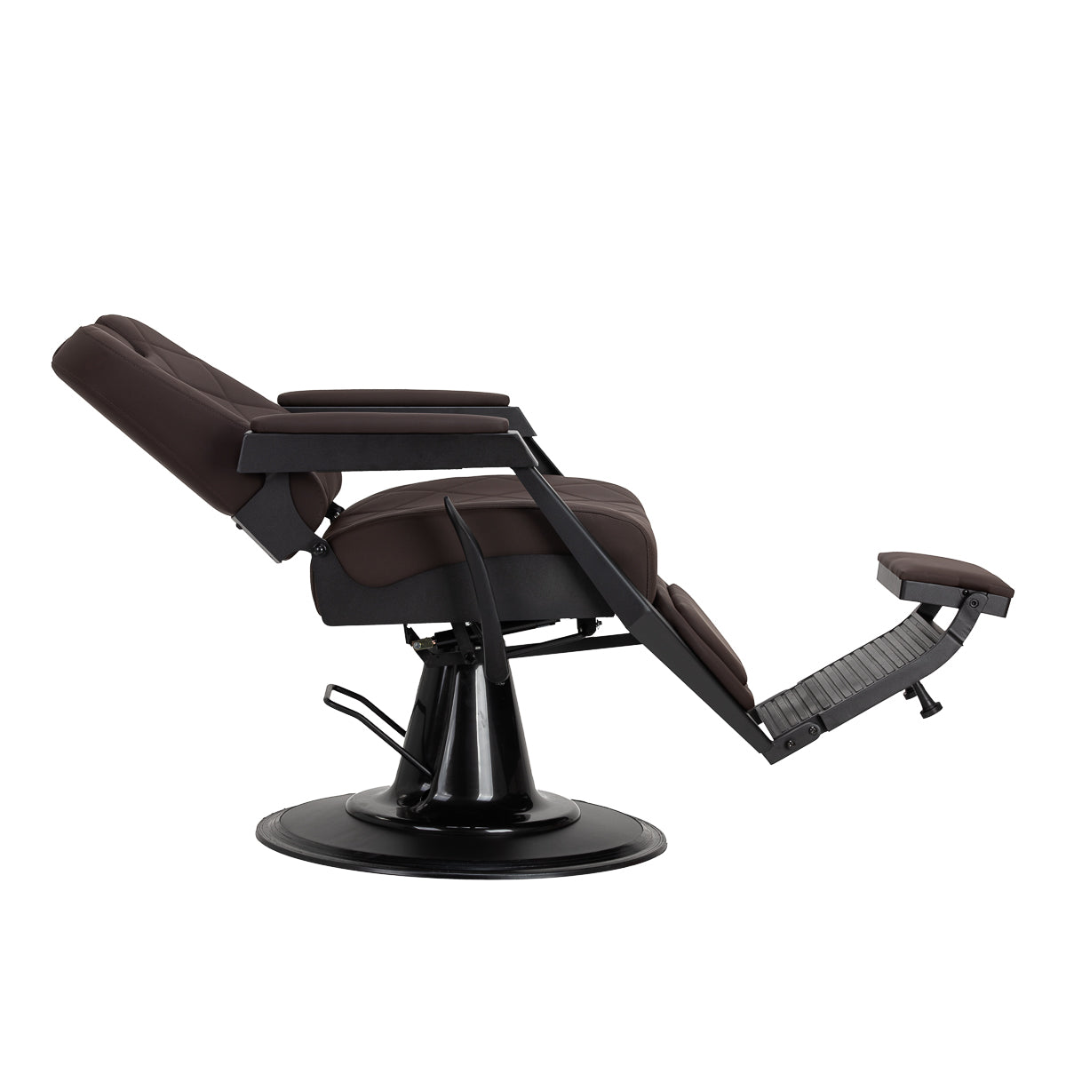 Gabbiano barber chair Bruno with black frame Brown - BVShop