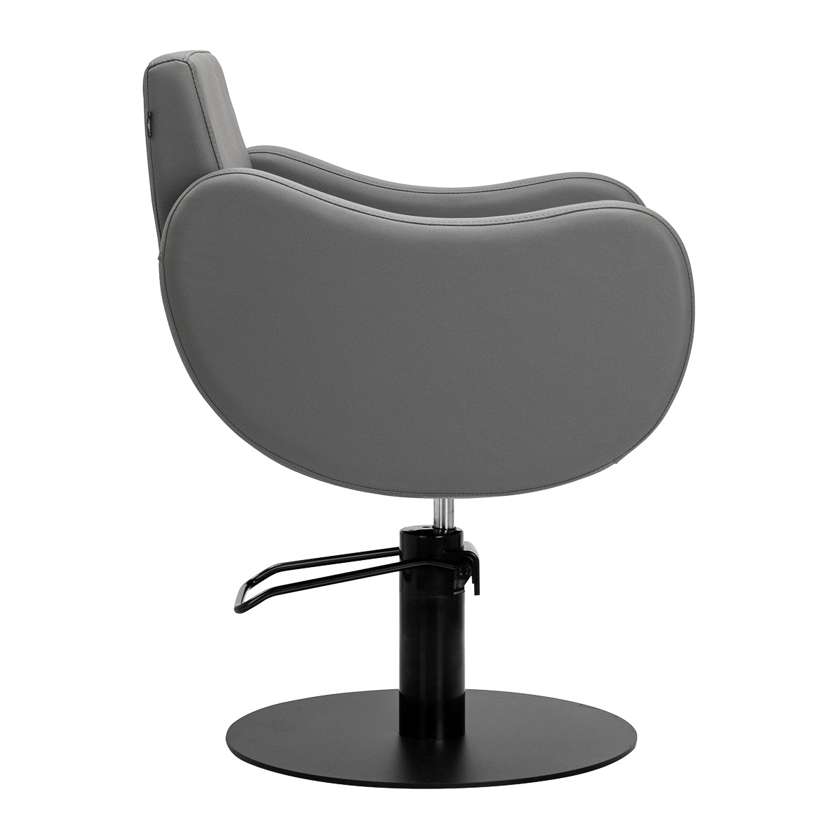 Gabbiano hairdressing chair Sewilla Gray black base - BVShop
