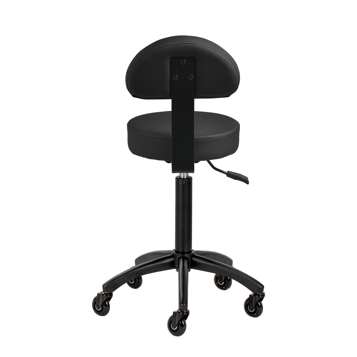 Gabbiano hairdressing stool D026 black - BVShop