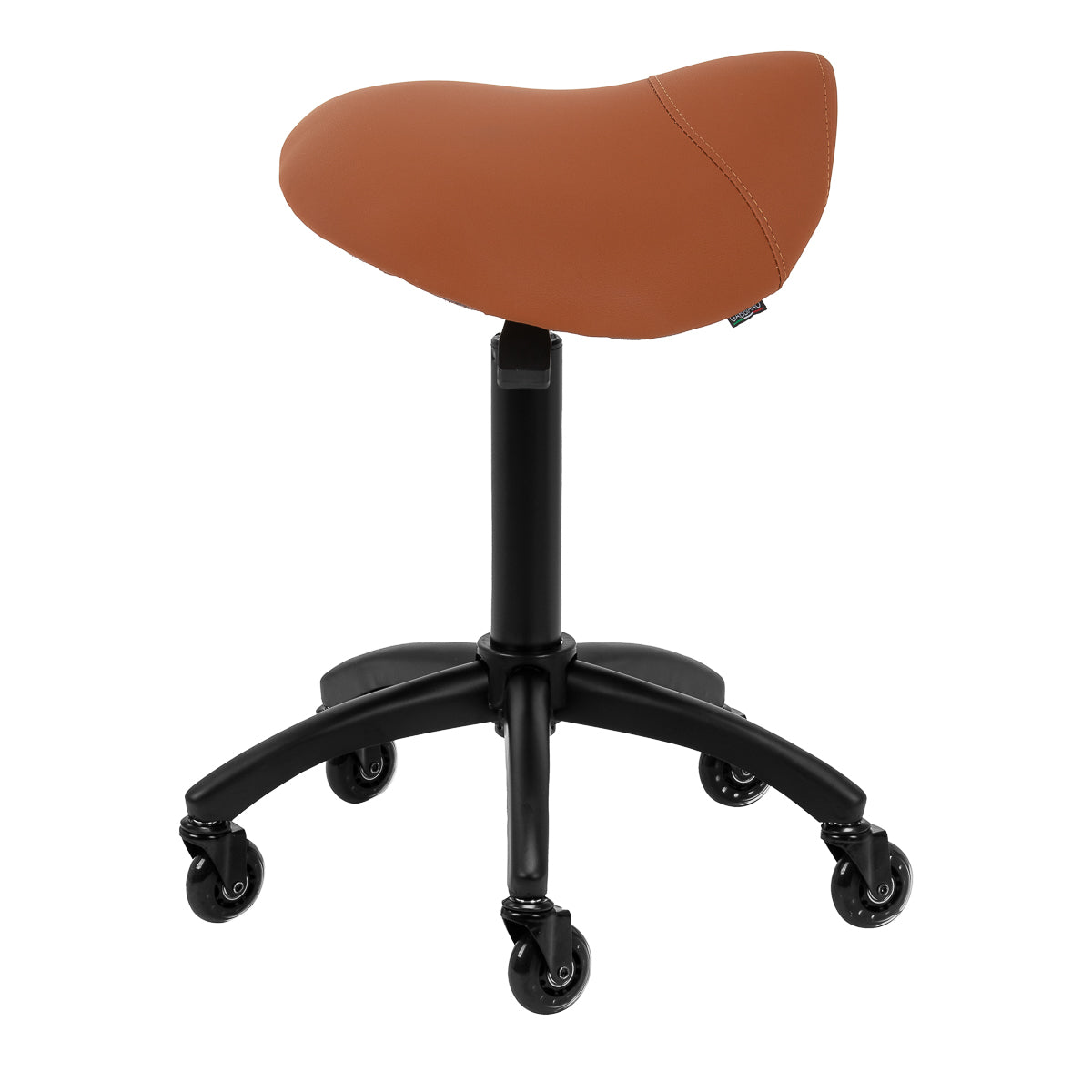 Gabbiano hairdressing stool D032 brown - BVShop
