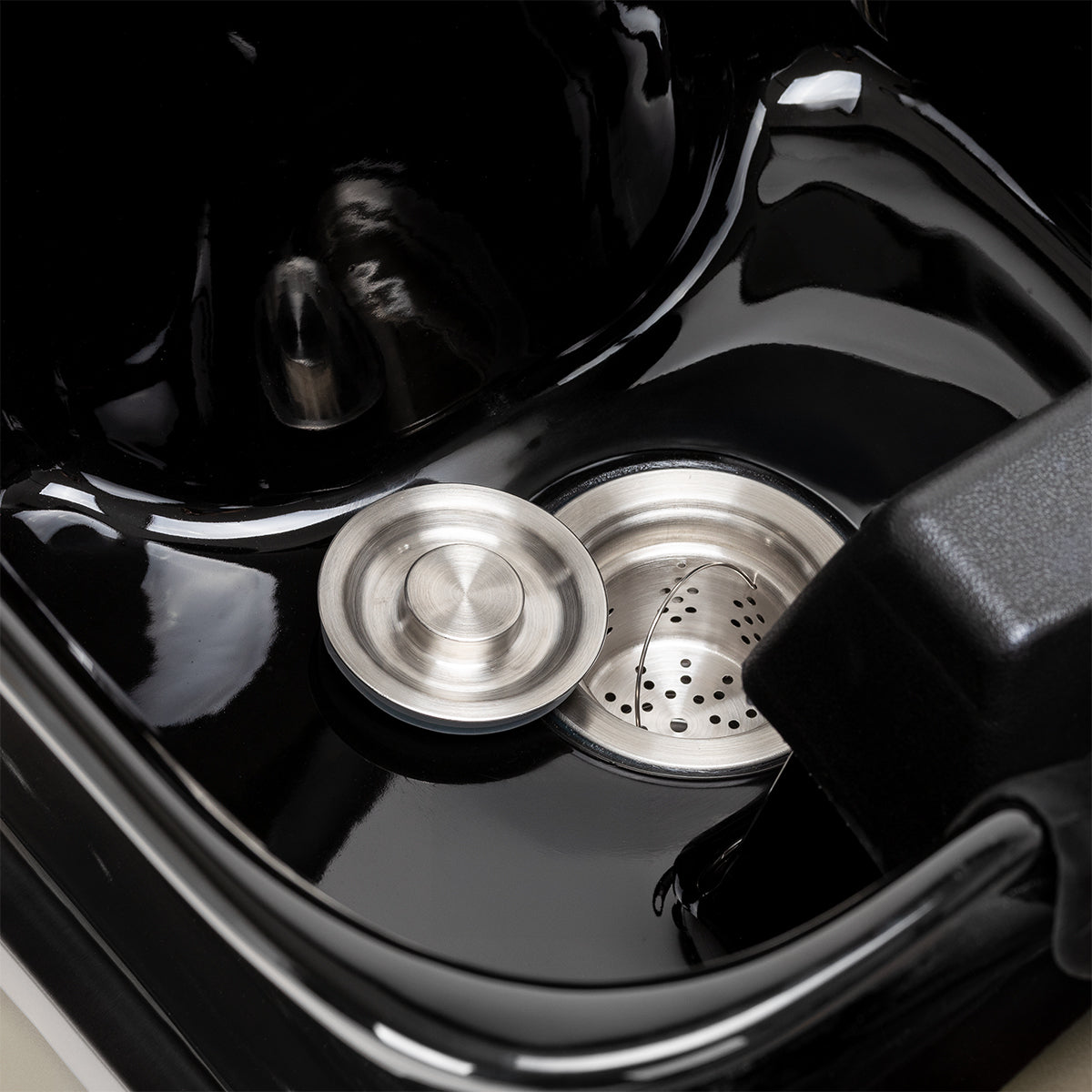 Gabbiano hairdressing wash unit Elda Black - BVShop