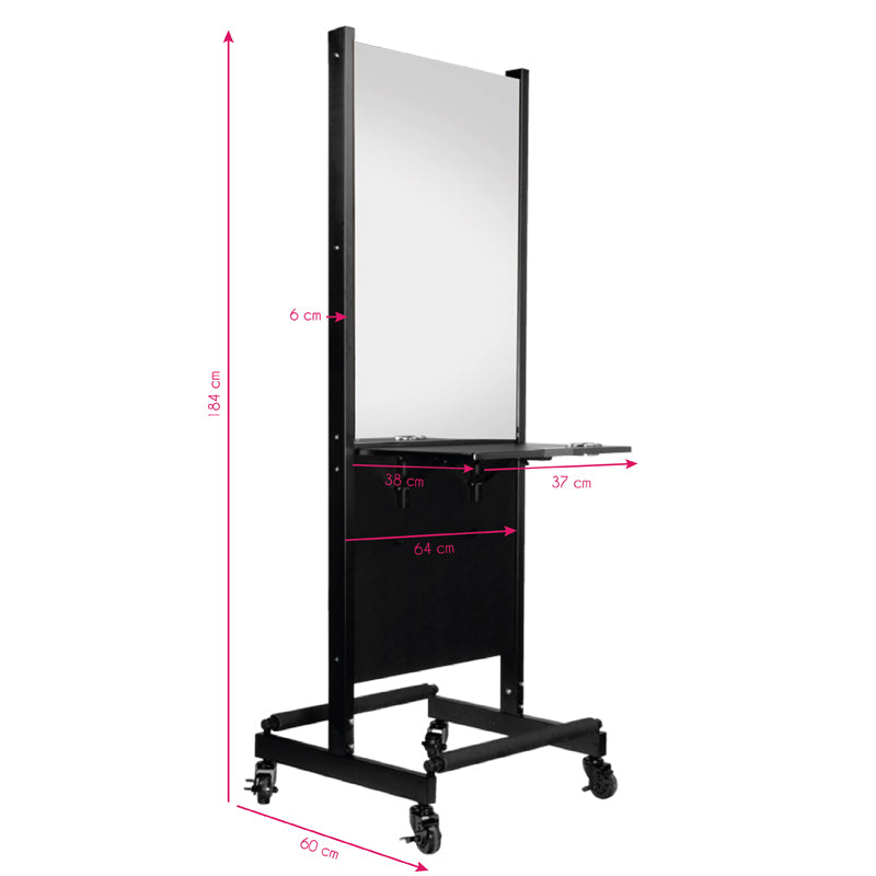 Gabbiano mobile two-sided hairdressing console ra-006 - BVShop