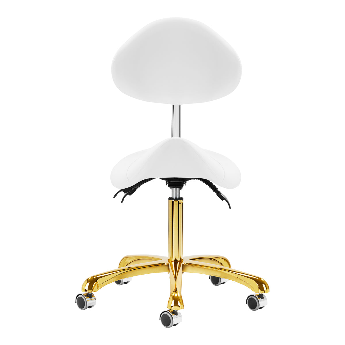 Giovanni cosmetic stool 1004 gold white - BVShop