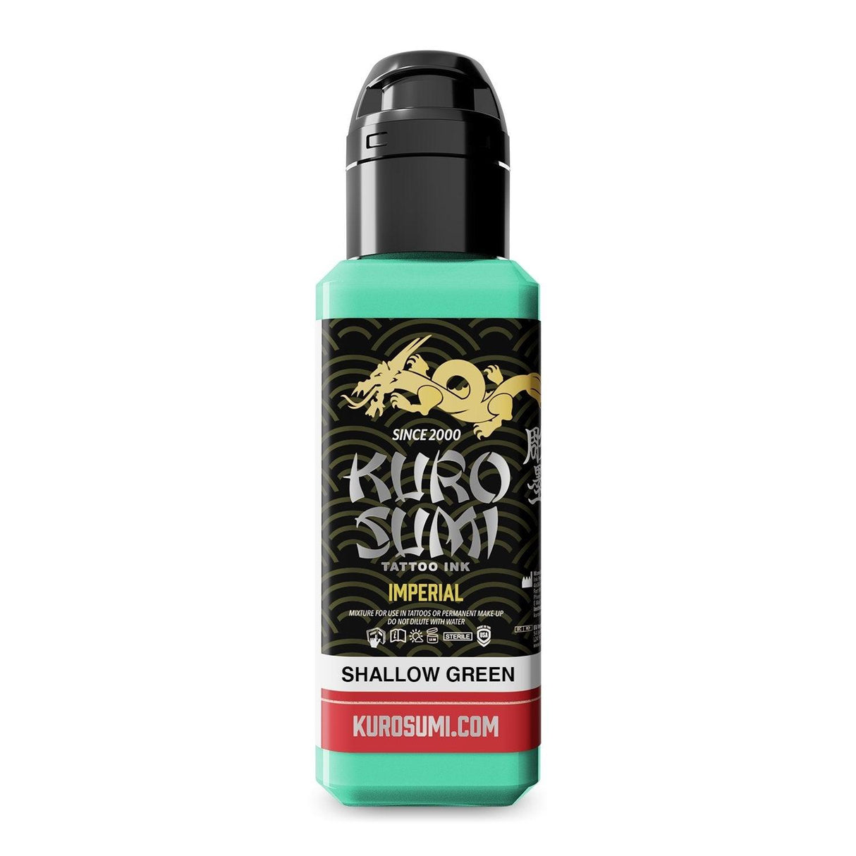 Kuro Sumi Imperial Tattoo Ink Shallow Green - BVShop