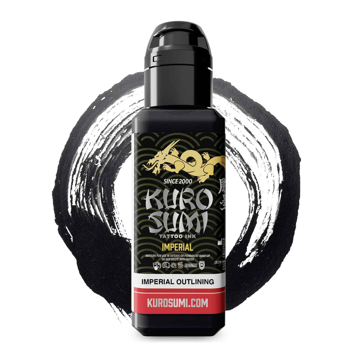 Kuro Sumi Imperial Tattoo Ink Imperial Outlining - BVShop