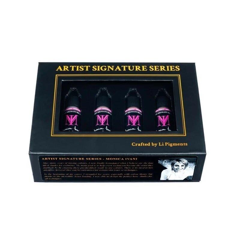 Monica Ivani Signature Series Pigments by Li Pigments Set 4x10ml - BVShop