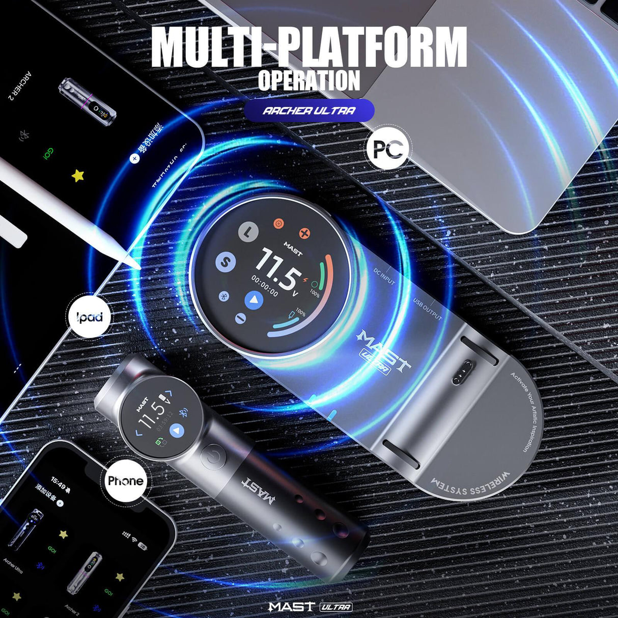 Mast Archer Ultra Tattoo Machine Kit - BVShop