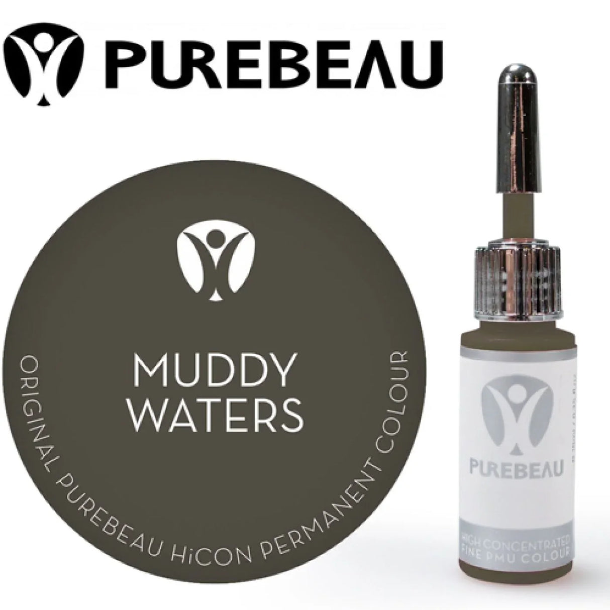 Purebeau Eyebrows Pigment Muddy Watters 10ml - BVShop