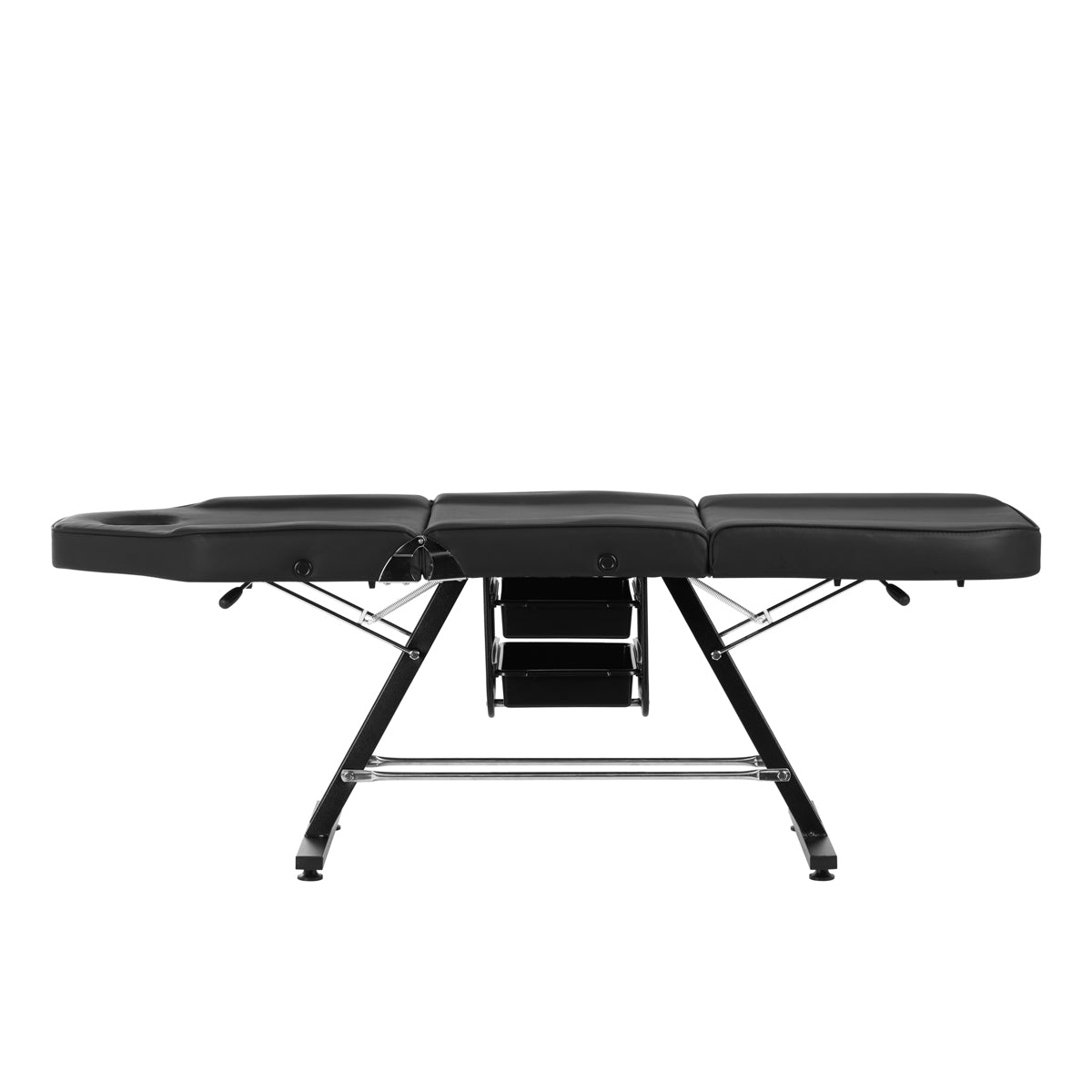 Sillon cosmetic chair with cuvettes black - BVShop