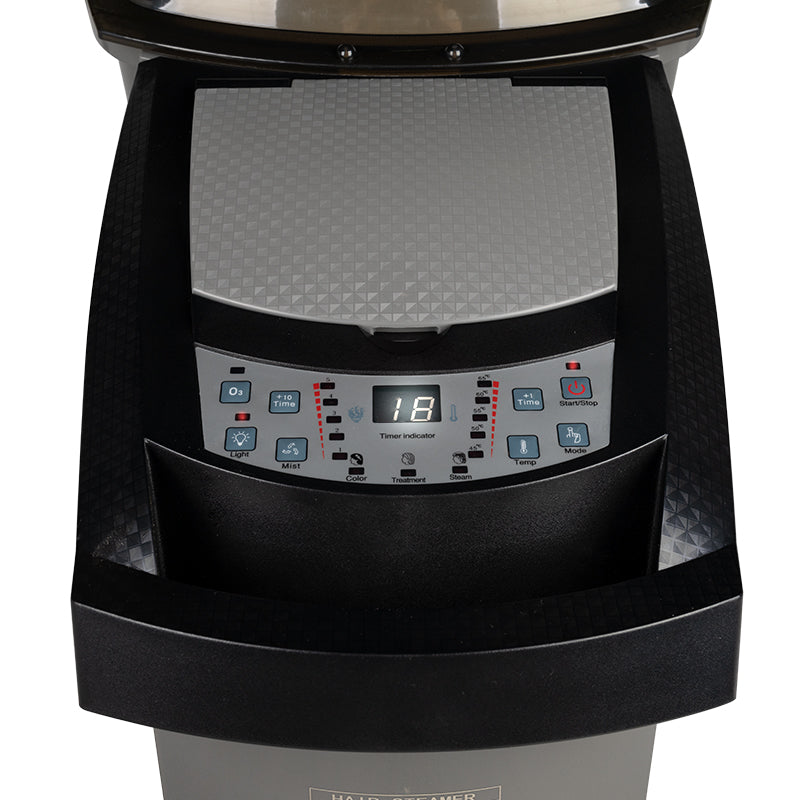 Silver standing hairdressing sauna with active ozone - BVShop