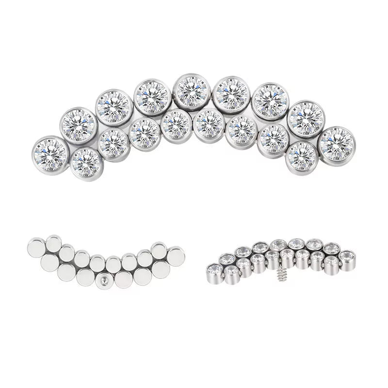 Titanium Ring Curved Line Bezel - BVShop