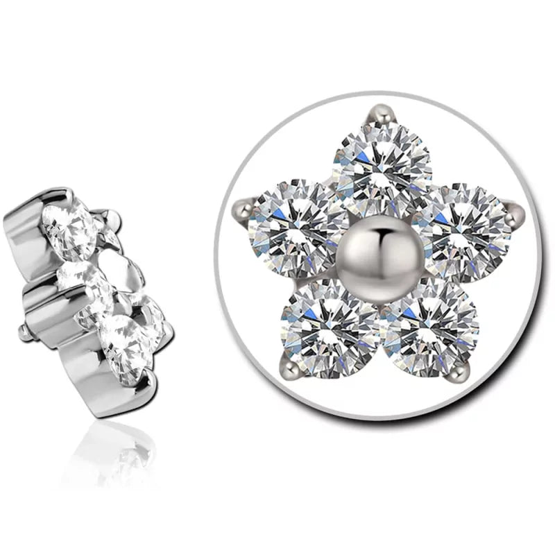 Titanium Ring Flower - BVShop