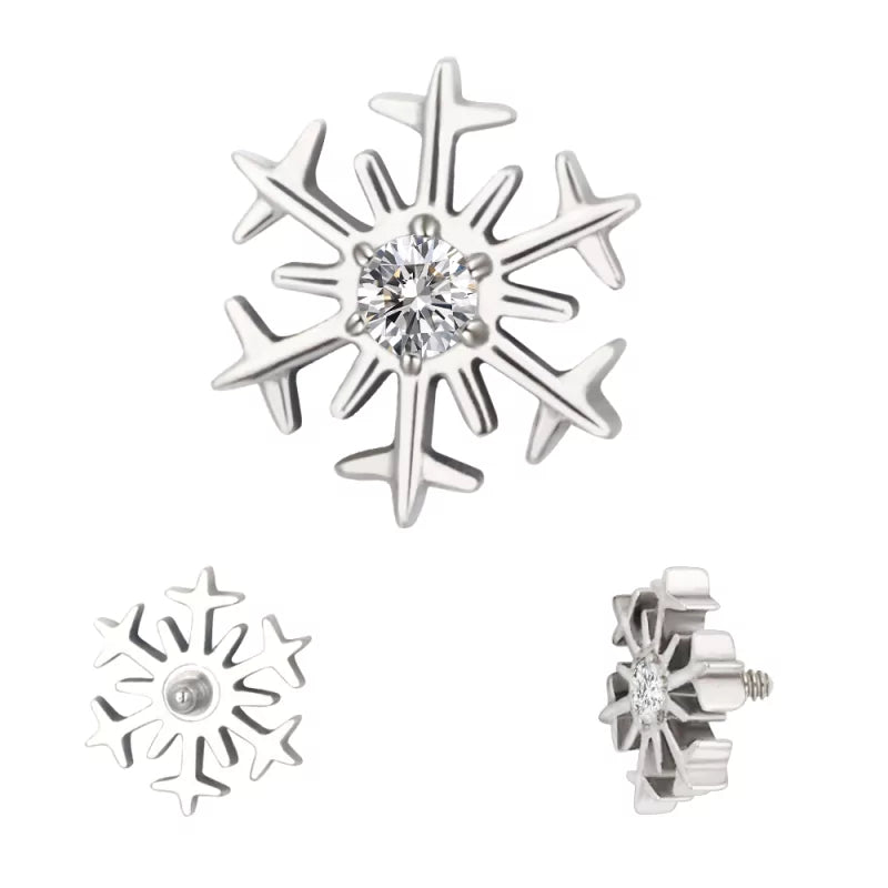 Titanium Ring Snowflake - BVShop