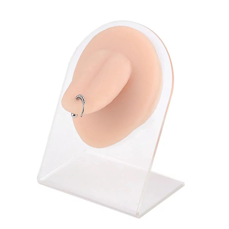 Tongue Piercing Silicone Model