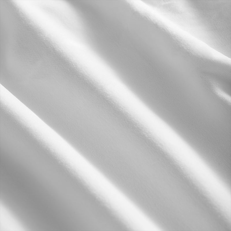 WHITE WELUR SHEET - BVShop