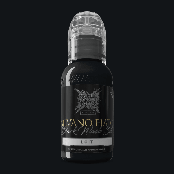 World Famous Limitless Tattoo Ink Silvano Fiato Blackwash Light 30ml - BVShop