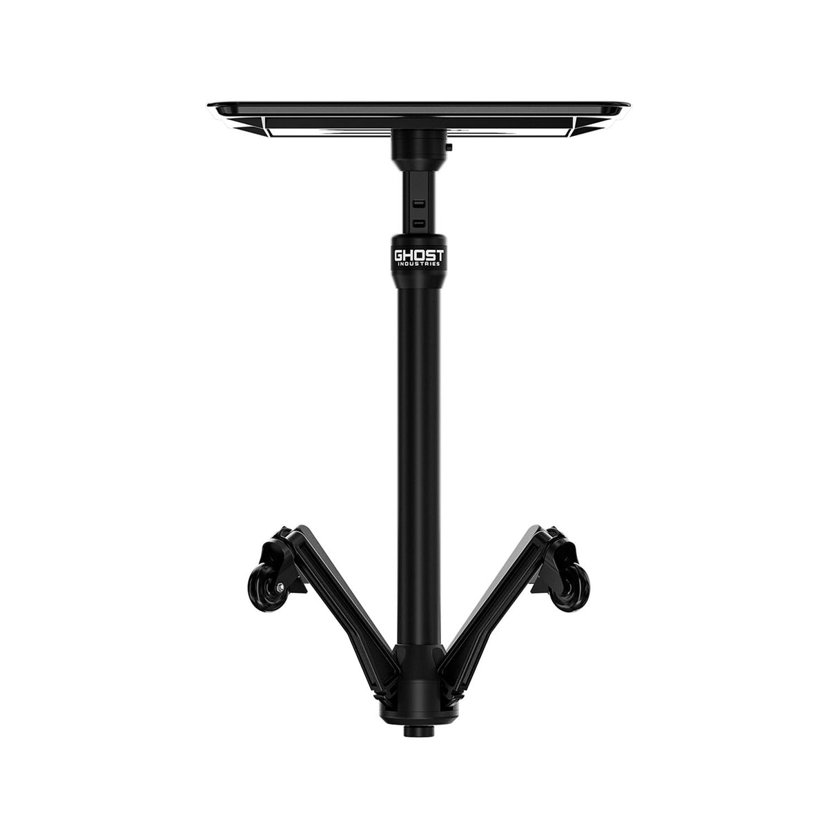 Ghost Mr. Skelly Travel Tray system disassembled view – folding tattoo tray with quick release system and no-tools rapid assembly